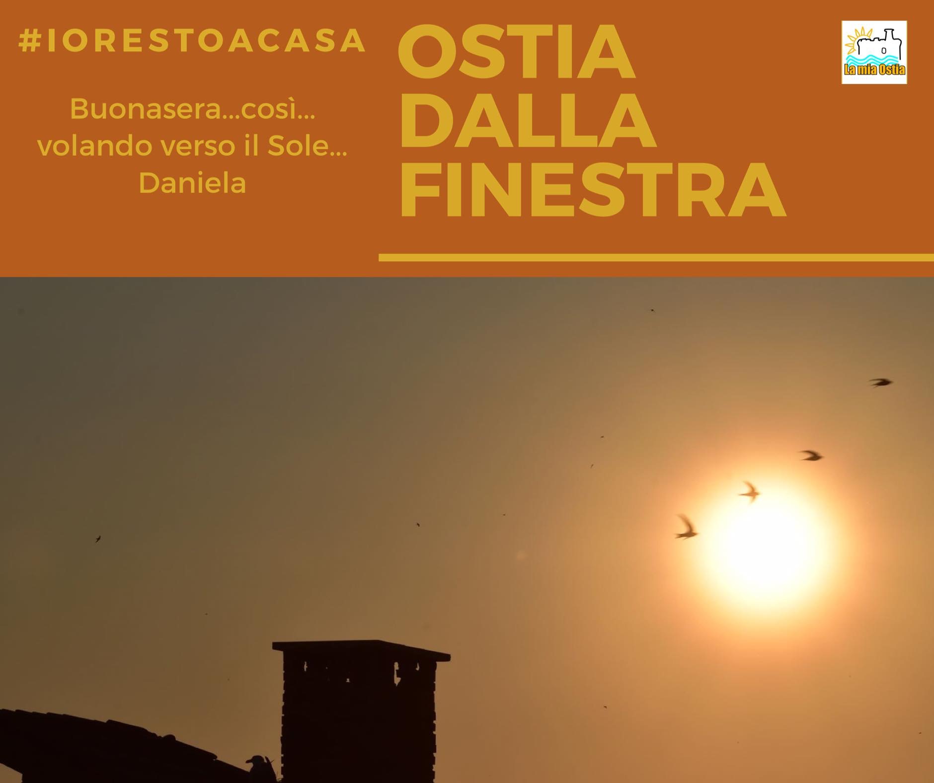 Ostia dalla finestra: mese di aprile